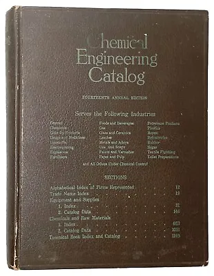 HUGE Machinery Manufacturers Laboratory Chemicals Supplies Catalog 1929 • $39.99