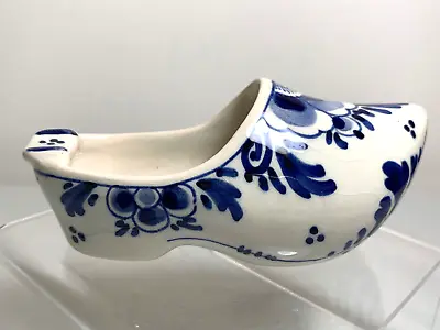 Dutch Shoe Ashtray Blue Delft Holland                        H4 • $5.95