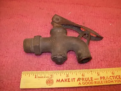 VTG Brass Rockford Locking Spigot Valve Faucet Drum Barrel Top Garden Plumbing • $24.99