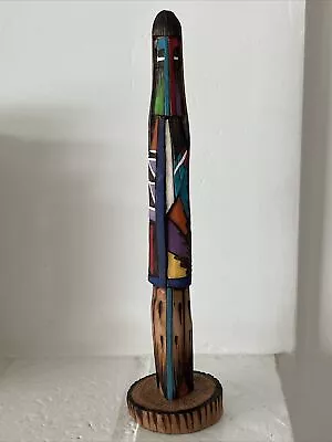 LONG HAIR KACHINA By M.N. NATIVE AMERICAN 10 Inches  TALL Navajo Native Art • $44