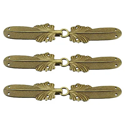 Cloak Clasp 3 Pairs Feather Vintage Cape Clasps Sew On Fasteners(Bronze) • $8.41