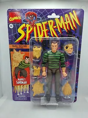 SANDMAN Marvel Legends Retro Spider-Man Series 6  Figure 2021 Exclusive • $59.99