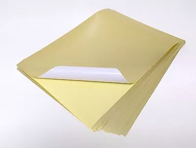 £3.89 • Buy 10 Sheets Gold & Silver A4 Self Adhesive Stickers Craft Silhouette Sticky Paper