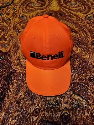 $15.99 • Buy BENELLI Adult Blaze Orange Baseball Cap Hat Hunting Hat Bright Orange