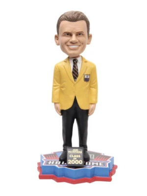 $165 • Buy JOE MONTANA San Francisco 49ers NFL Hall Of Fame GOLD JACKET Bobblehead NIB!