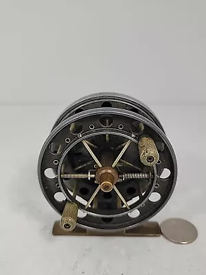 Allcock C.1923 3  Aerial Reel #7950-T7 Double Vent Roundel Logo ONE OF FEW KNOWN • $1995