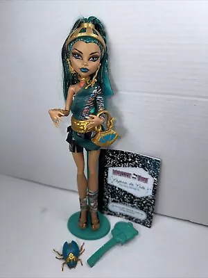 Monster High Doll Nefera De Nile Azura Beetle Purse Shoes Ring Diary Stand • $175