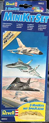 Revell Set Of 3 Snap Tite Military Jets Model Kits Desert Storm Number 06922 New • $11