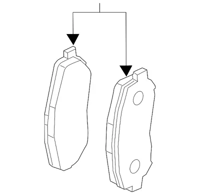 Genuine Mazda Brake Pads Front BJY7-33-28ZA • $65.55