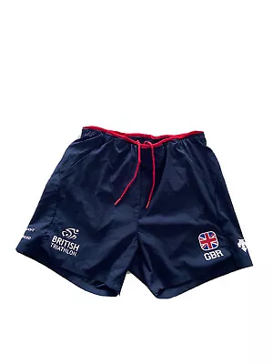 Great Britain Triathlon Shorts British Triathlon Size 28 Workout Running English • £15.51