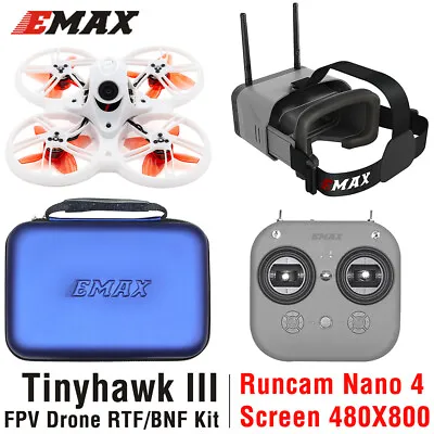 Emax Tinyhawk 3 III FPV Drone RTF BNF Kit FPV Starter Racing Drone Quadcopter • $173.30