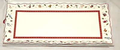 Villeroy & Boch Toy's Delight Rectangular Cake Plate 14-8585-2220 New Open Box • $45