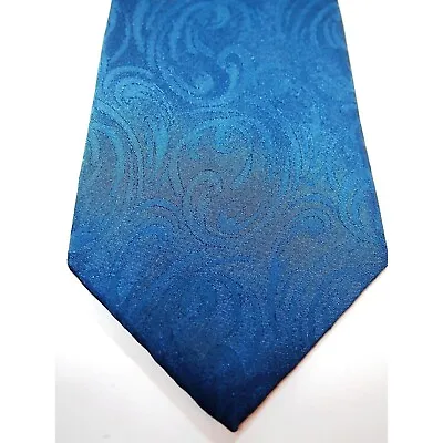 The Men's Store Vtg Mens Necktie Tie 56  Short Blue Paisley • $6.29
