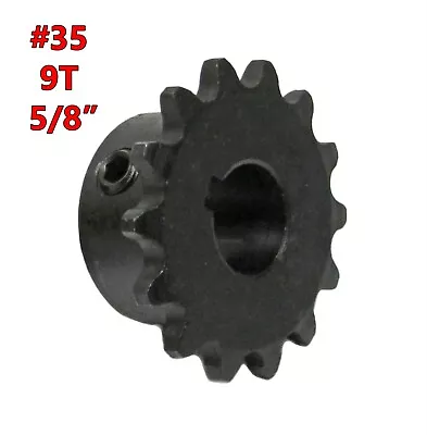 9T Tooth #35 Sprocket Gear With 5/8  Bore For Jackshaft Mini Bike Go Kart - NEW • $16.96