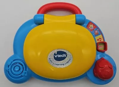 Vtech Baby Learning Laptop Toy Learn Music Shapes Objects Feeling • $12.88