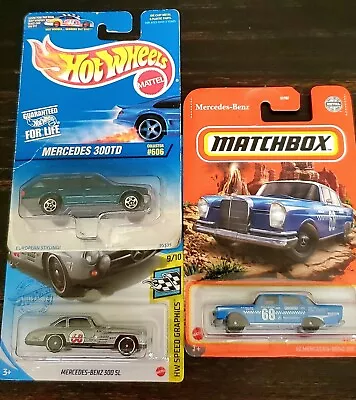 Hot Wheels Mercedes-Benz Lot BUNDLE 300TD 300SL MATCHBOX 220 SE • $3.33