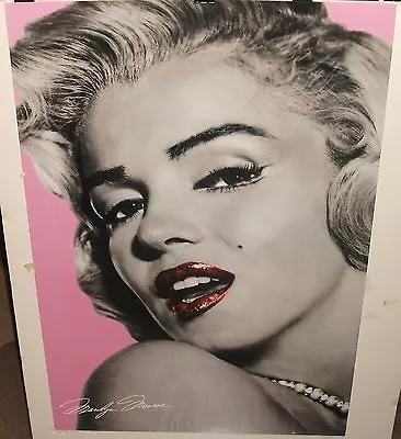 Marilyn Monroe Huge Color Red Lips Poster • $150