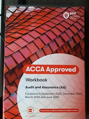 ACCA Audit And Assurance Workbook - June '24 - BPP • £24.99