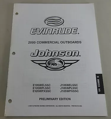 Parts Catalog Johnson Evinrude Outboard E105WELSSC | J105WELSSC Stand 2000 • $21.18