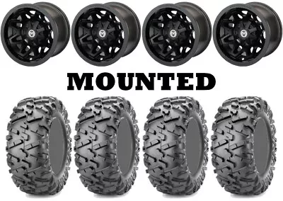 Kit 4 Maxxis Bighorn 2.0 Tires 25x8-12/25x10-12 On Moose 416X Matte Black 1KXP • $1260.05