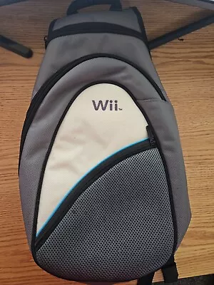 Nintendo Wii Backpack Travel Bag Console Cross Shoulder Sling Embroidered Logo • $19.99