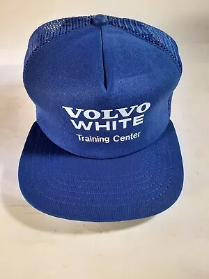 Adjustable Adult Baseball Cap Hat Volvo White Training Center Mesh Snapback • $14.95