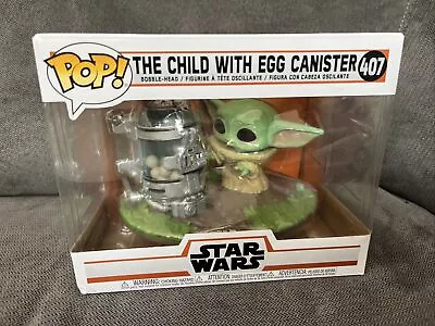 Funko Pop! Deluxe: Star Wars - The Child With Egg Canister #407 Ready To Ship • $6.45