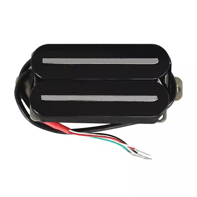 Hot Rail Humbucker Pickup Electric Guitar Pickup Dual Blade Ceramic Black/White • $14