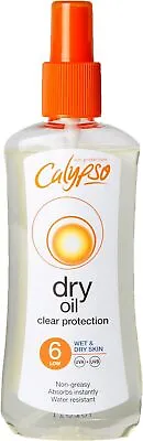 Calypso Wet Skin Dry Oil Spray With SPF6 200 Ml • £9.41