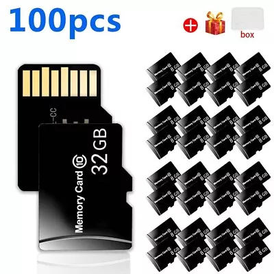 50/100 Pcs/lot SD/TF Flash Card 32GB 64GB 128GB Memory Card For Phone PC Camera • $533.98