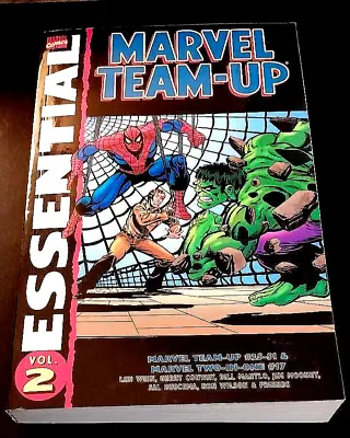 Marvel Comics Essential Marvel Team-up Vol 2 - New - B&w Pages - Free Shipping • $24.95