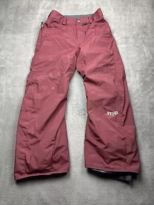 Volcom Nimbus Snowboard Pants Adult XS Insulated Warm Ski Pants Burgundy • $19.95