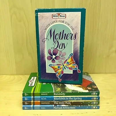 Mills And Boon: Vintage Mothers Day Gift Collection 4 Book Boxset Slipcase 1990s • £14.95