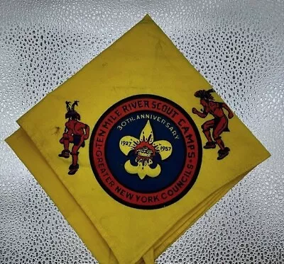 Boy Scout OA Lodge 24 30th Anniversary Neckerchief 1957 • $35