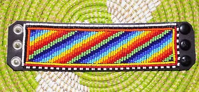 African Maasai Leather Bracelet Ethnic Boho Tribal Masai Massai Jblm31 • $21.97