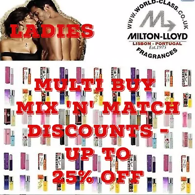 £7.95 • Buy Ladies Milton Lloyd Luxury Perfume EDP PDT Body Mist & Sprays Full Range *MB*