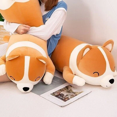 £12.95 • Buy Giant Corgi Dog Big Plush Smashy Sqishy Toy Pillow Gift Plushie Stuffed Animal