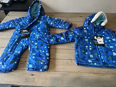 2x TRESPASS Babies Ski Suit & Jacket 6-12 Months With Defect (discoloration) • £18