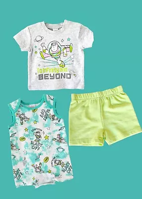 New Disney Baby 3 Piece Set Buzz Lightyear  Ages  6m 12m & 18months • $17.99