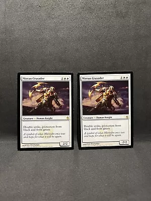 X2 MTG Mirran Crusader Mirrodin Besieged 14/155 Regular Rare • $3.89