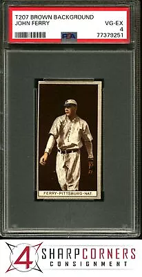 1912 T207 Brown Background John Ferry Pop 13 Psa 4 • $4.25