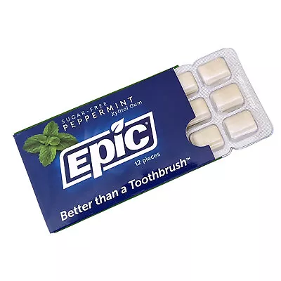 Epic Gum Xylitol Peppermint 12pc Pack • $3.95