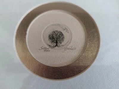 £24.58 • Buy Franklin Norwood Signed Numbered Etching Mini Art Tree Rocket Fantasy 43/300