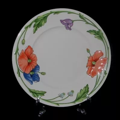 456-C151-4SB3 Villeroy & Boch Germany Amapola Colorful Porcelain Dinner Plate. • $13.98