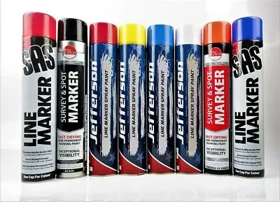 £10.99 • Buy Acrylic Line Marker 750ml Aerosol Spray Paint For Car Park Sports Field Or Road