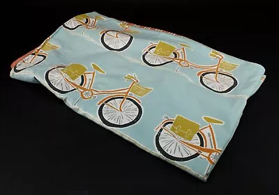 Custom Printed Canvas Duvet Cover Bike Bicycle Theme 66  X 87  Twin Orange  • $70