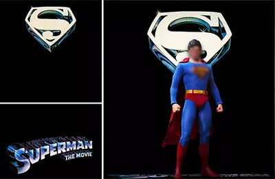 Detolf Diorama Backdrop~superman~movie Logo V1 For Hot Toys 1/6 Figure Mms152 Dc • $47.99