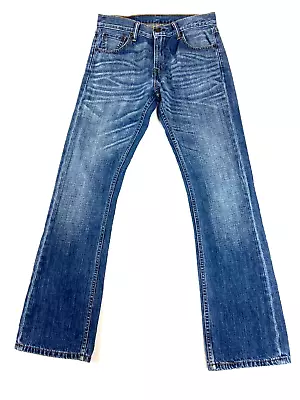 Levis 527 Jeans Mens 30x32 Slim Fit Boot Cut Blue Denim Cowboy 100% Cotton Good • $26.99