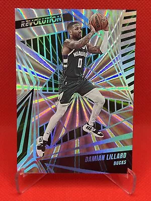 2023-24 Panini Revolution /75 SUNBURST DAMIAN LILLARD BUCKS SSP JB2 • $0.99