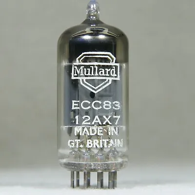 Mullard 12AX7/ECC83 Long Plate Square Getter MC1 May 1957 England Very Strong • $350